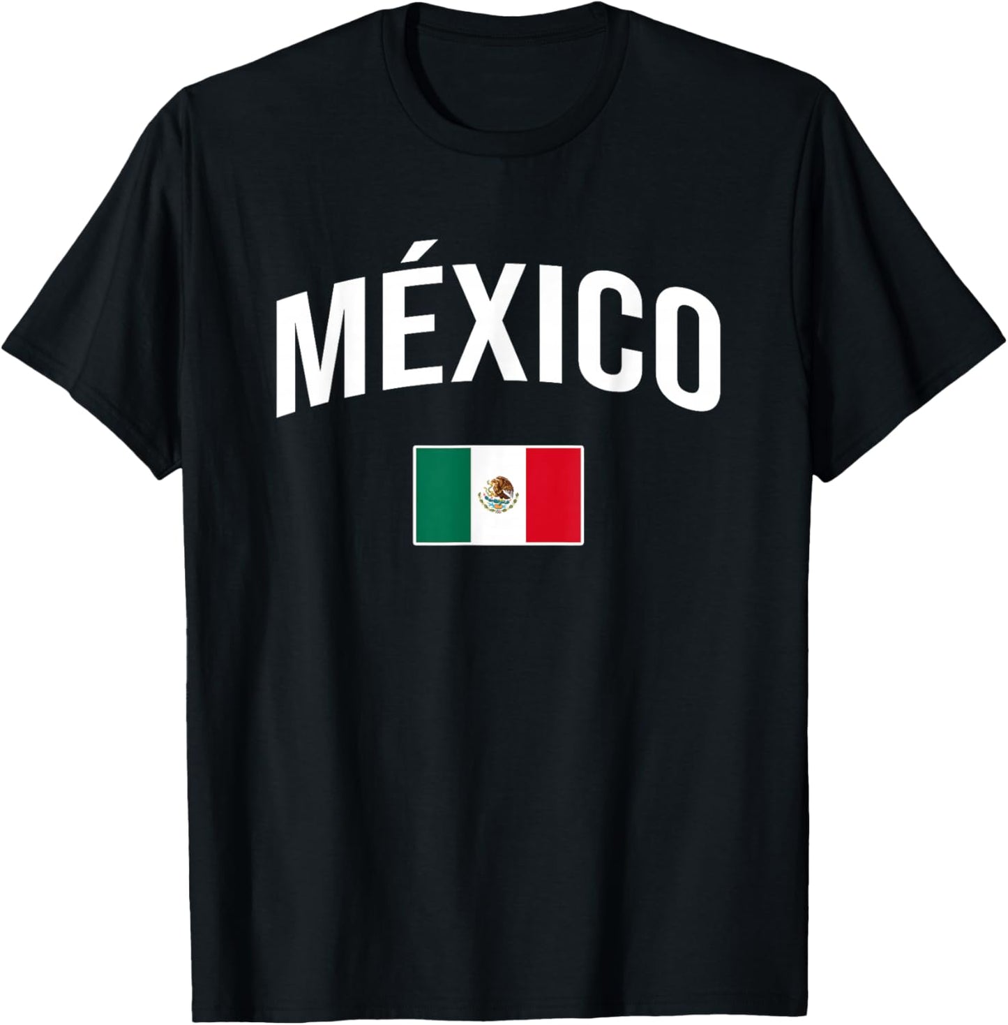 México - Flag of Mexico - Throwback Design - Classic T-Shirt - T-Shirt | Black