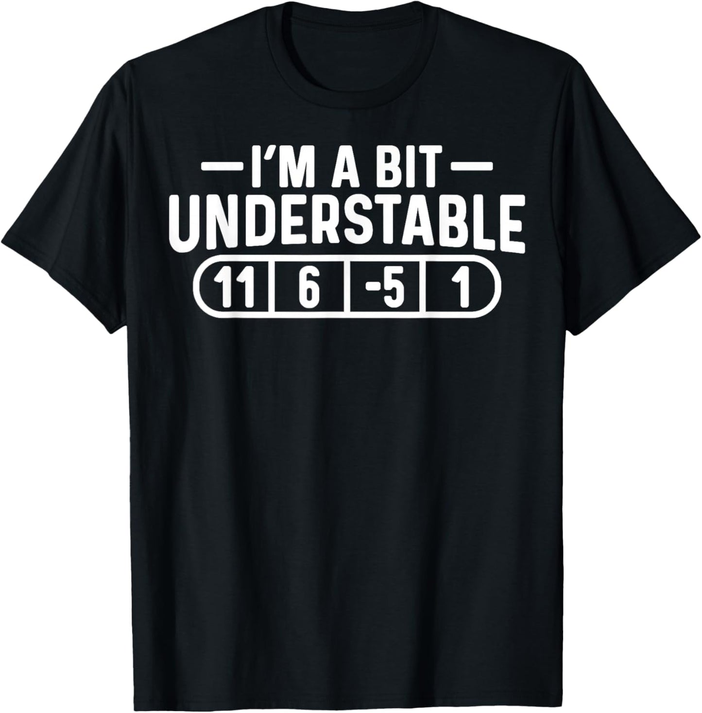 I'm a Bit Understable Disc Golf Frisbee Golfer Disc Golfing T-Shirt - T-Shirt | Black