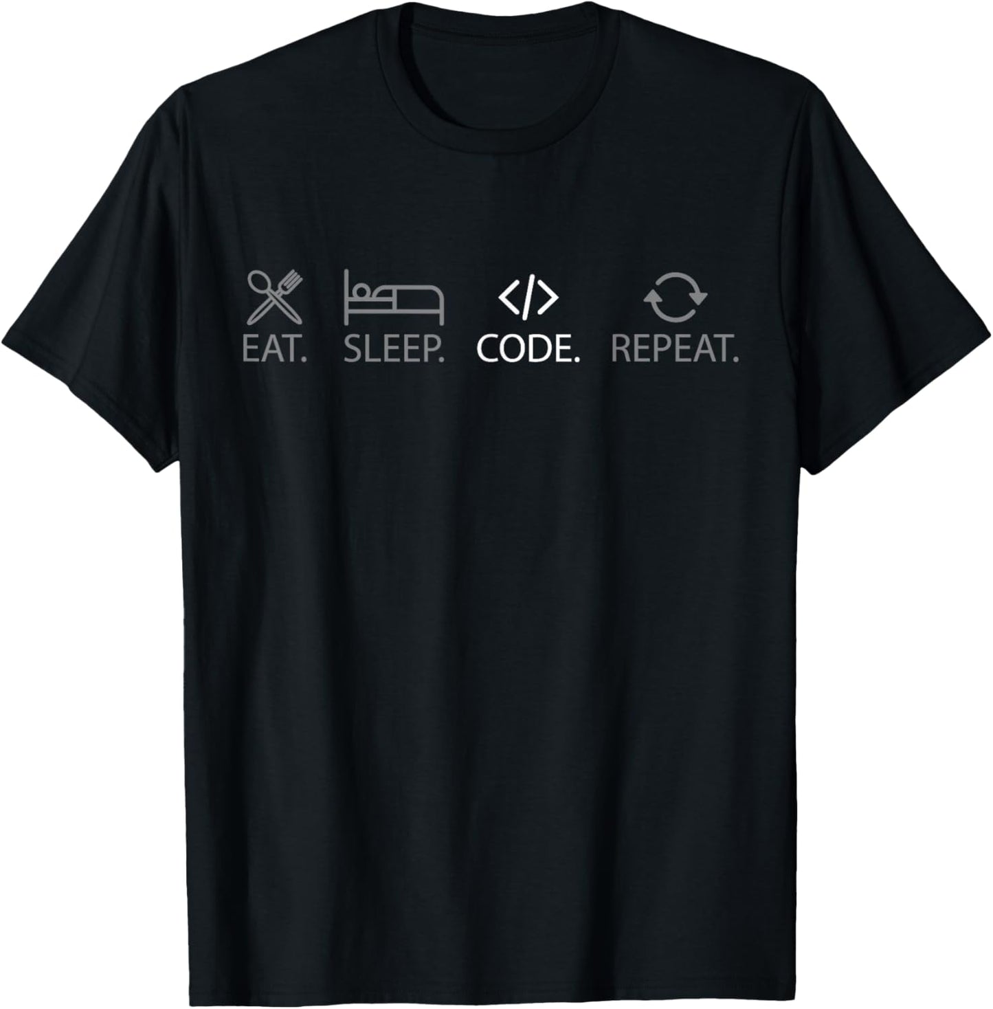 Binary Coding Nerd Computer Science Coder Funny Programmer T-Shirt - T-Shirt | Black