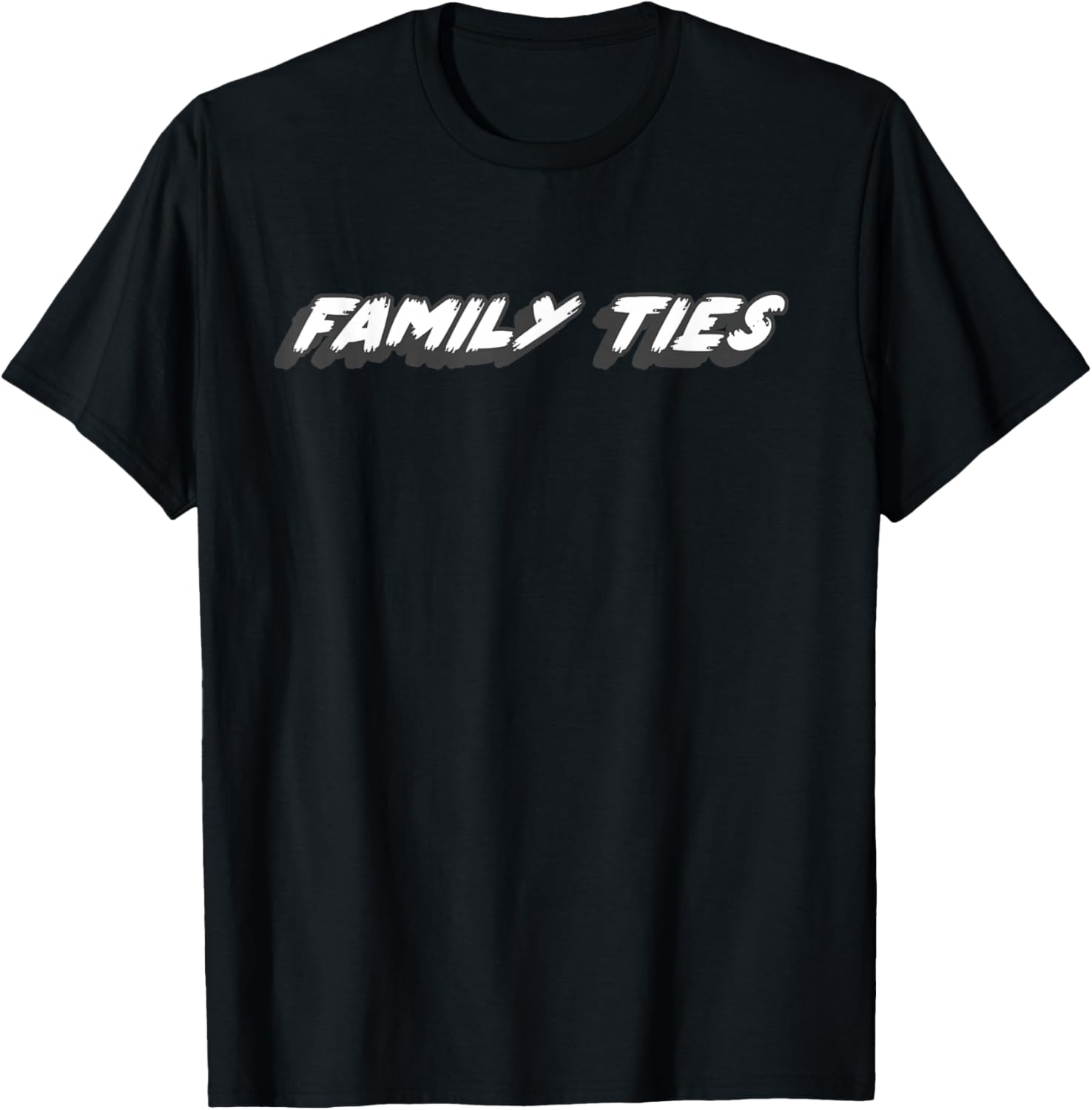 Family Ties | Connecting 1980's Television Show T-Shirt - T-Shirt | Black