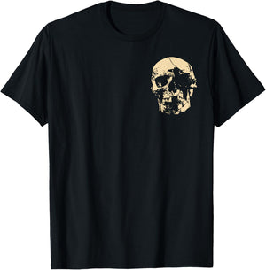 Psalm 3:7 Vintage Skull Christian Religious Bible 2 Sides T-Shirt - T-Shirt | Black