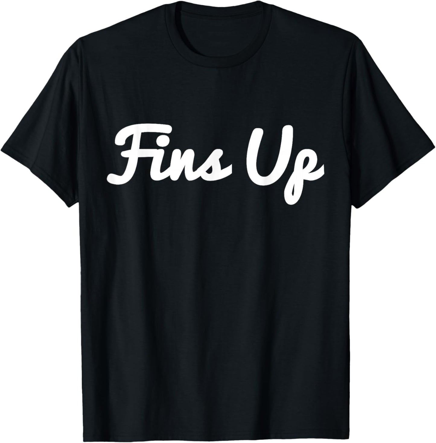 Fins Up T-Shirt - T-Shirt | Black