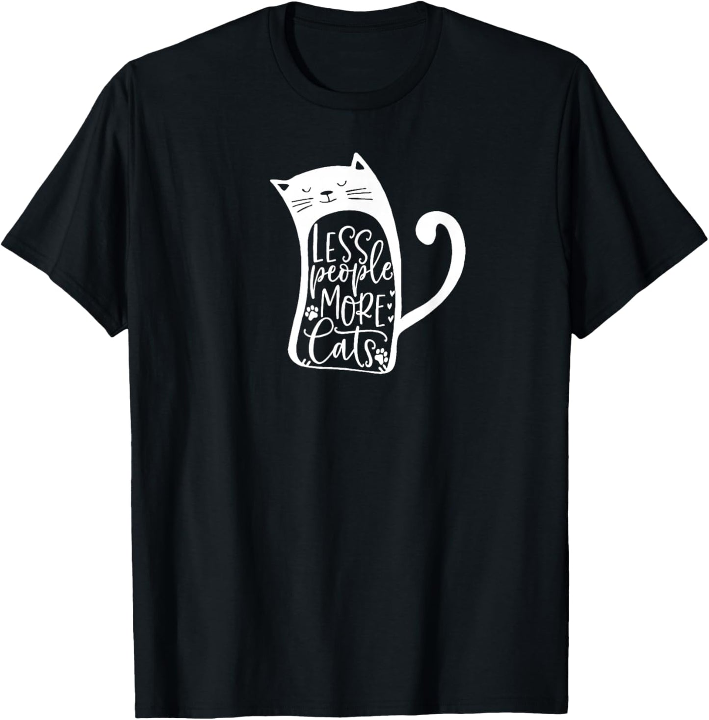 Cute Cat Lover Kitty Pet T-Shirt - T-Shirt | Black