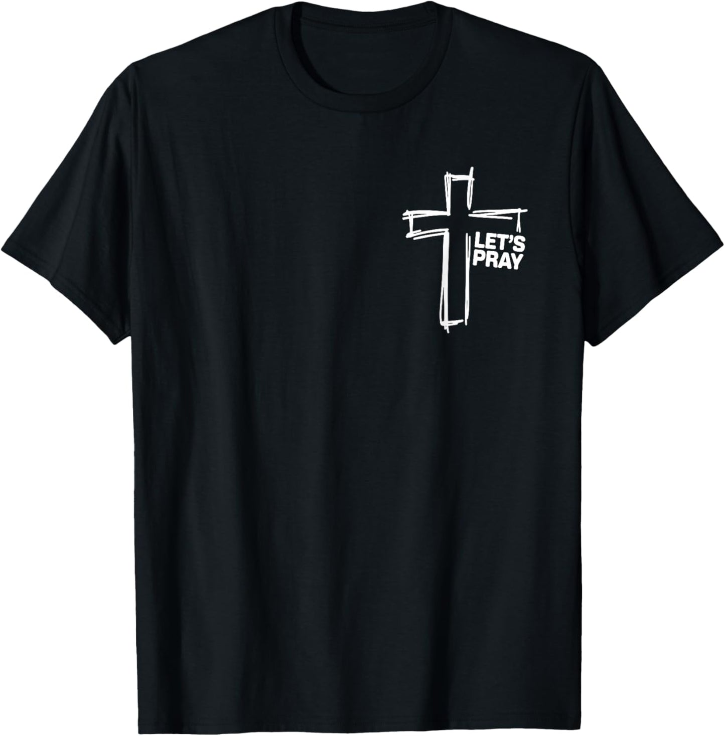 Need Prayer Tap My Shoulder, Let's take it to god Together T-Shirt - T-Shirt | Black