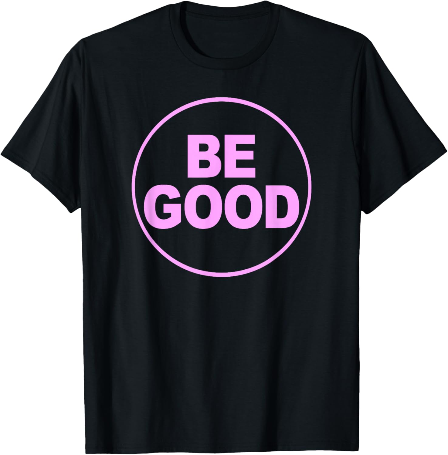 BE Good Support Button Style T-Shirt - T-Shirt | Black