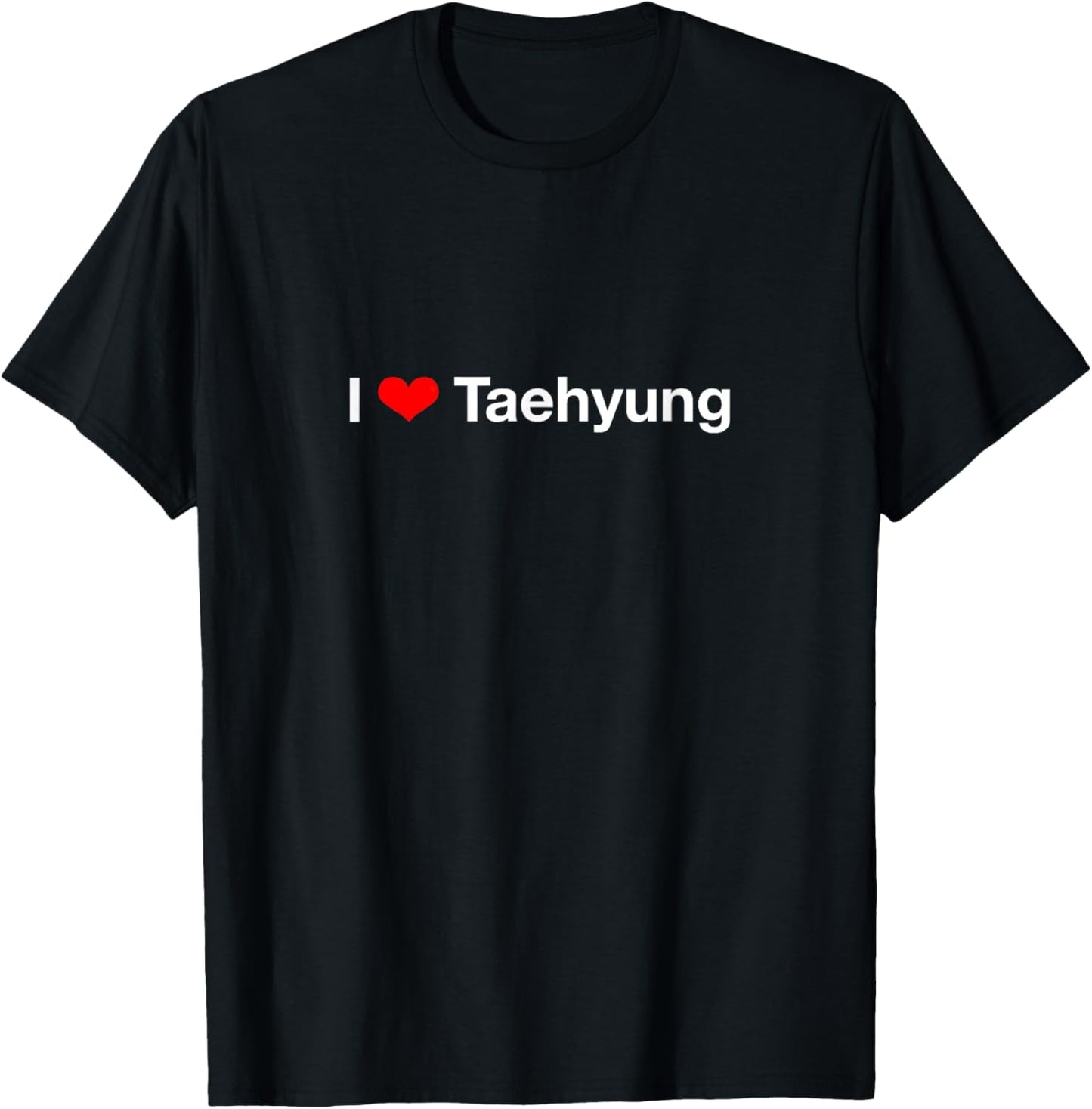 I Heart Taehyung T-Shirt - T-Shirt | Black