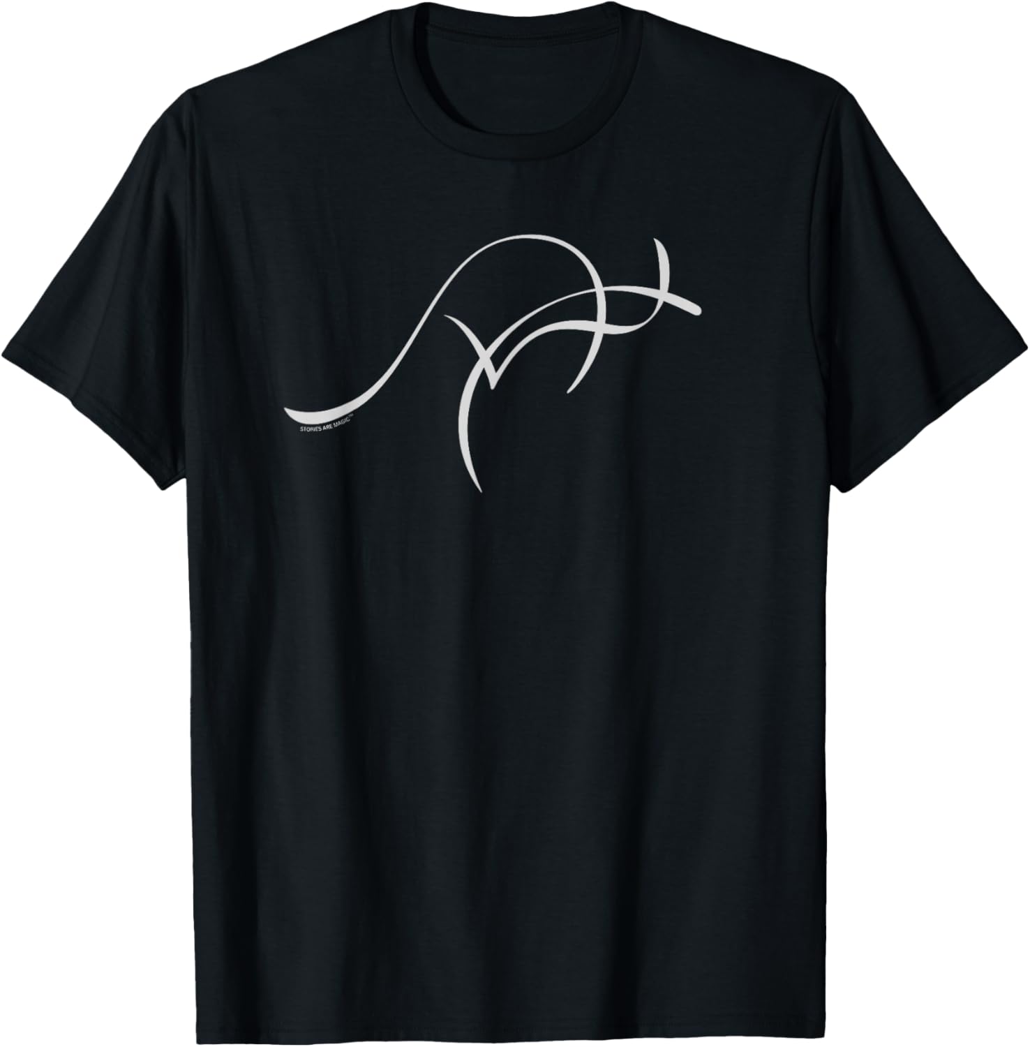 Abstract Kangaroo Art - Geometric Wildlife Australia Design T-Shirt - T-Shirt | Black