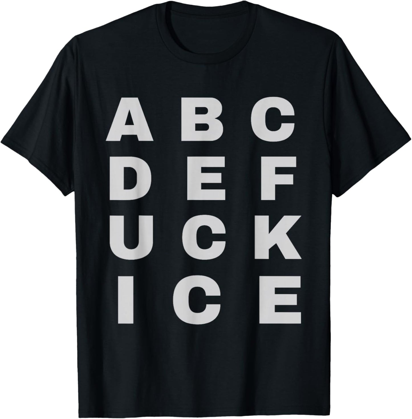 ABCDF Ice T-Shirt - T-Shirt | Black
