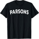 Parsons T-Shirt - T-Shirt | Black