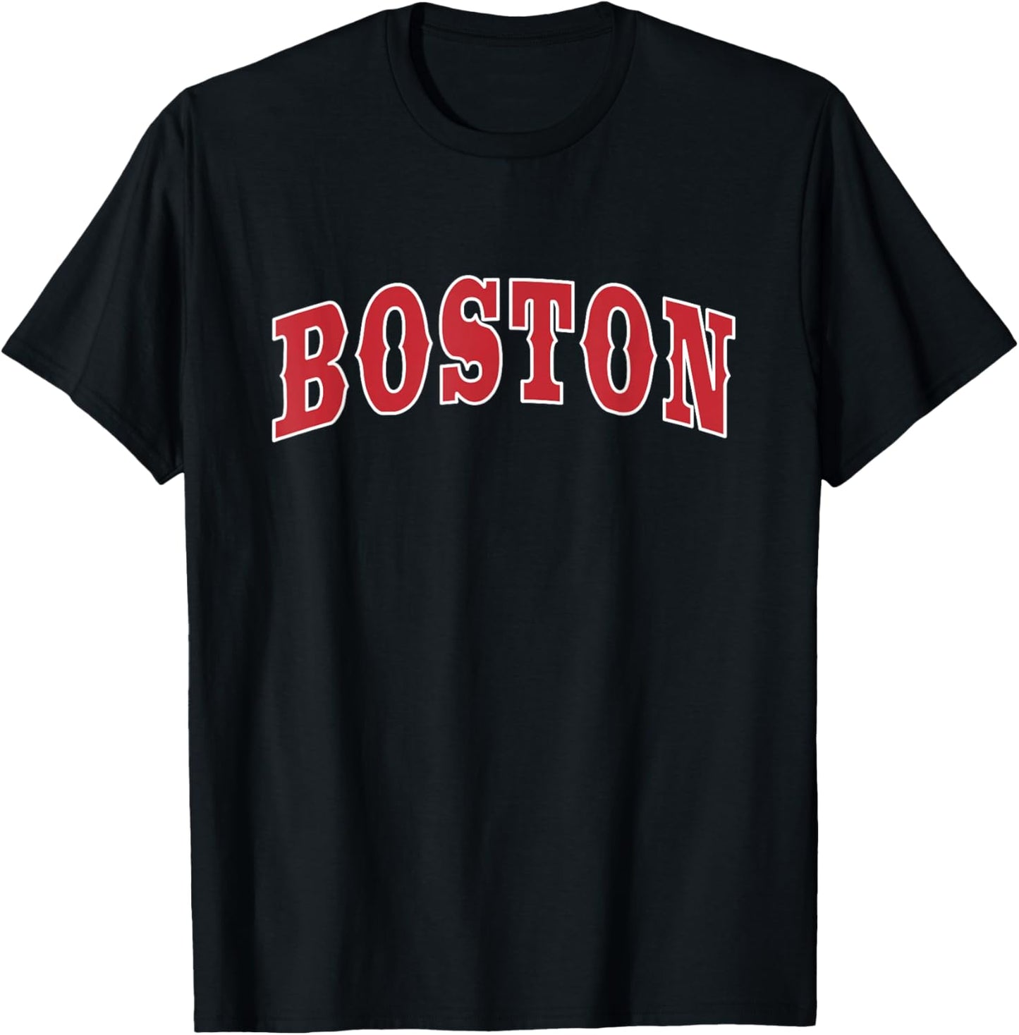 Boston - Throwback Design - Classic T-Shirt - T-Shirt | Black