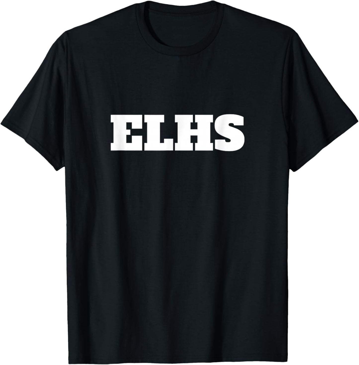 ELHS High School Spirit Pride for Students Alumni Fans T-Shirt - T-Shirt | Black