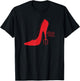 The Devil Wears Prada Red Heel Pitchfork Logo T-Shirt - T-Shirt | Black