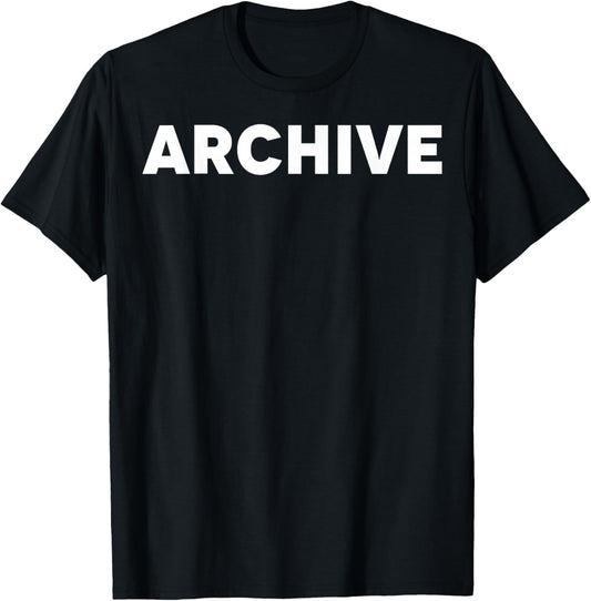 Archive T-Shirt - T-Shirt | Black