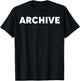 Archive T-Shirt - T-Shirt | Black
