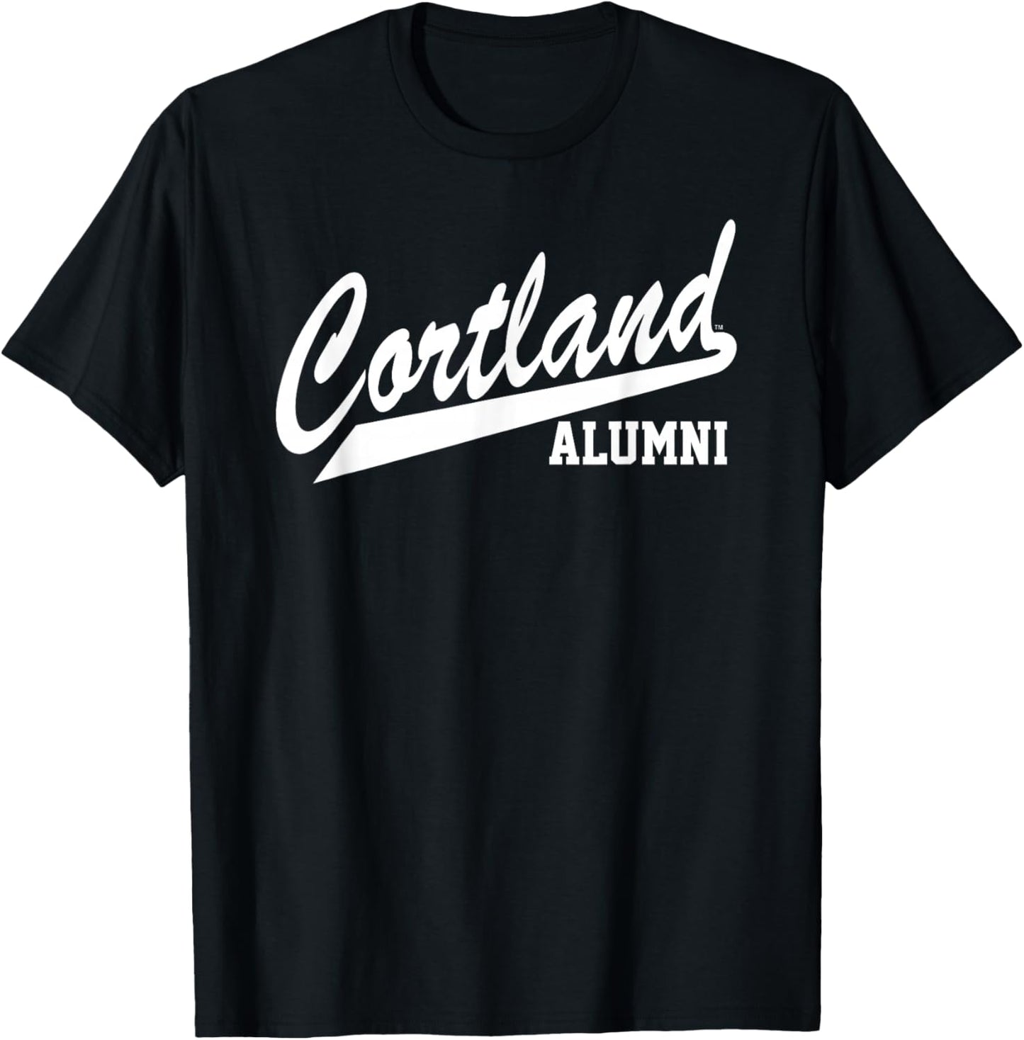 SUNY Cortland Alumni Red Dragons Script T-Shirt - T-Shirt | Black