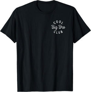 Cool Big Bro Club Siblings Brother Matching Family Kids Boy T-Shirt - T-Shirt | Black