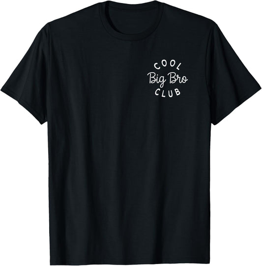 Cool Big Bro Club Siblings Brother Matching Family Kids Boy T-Shirt - T-Shirt | Black