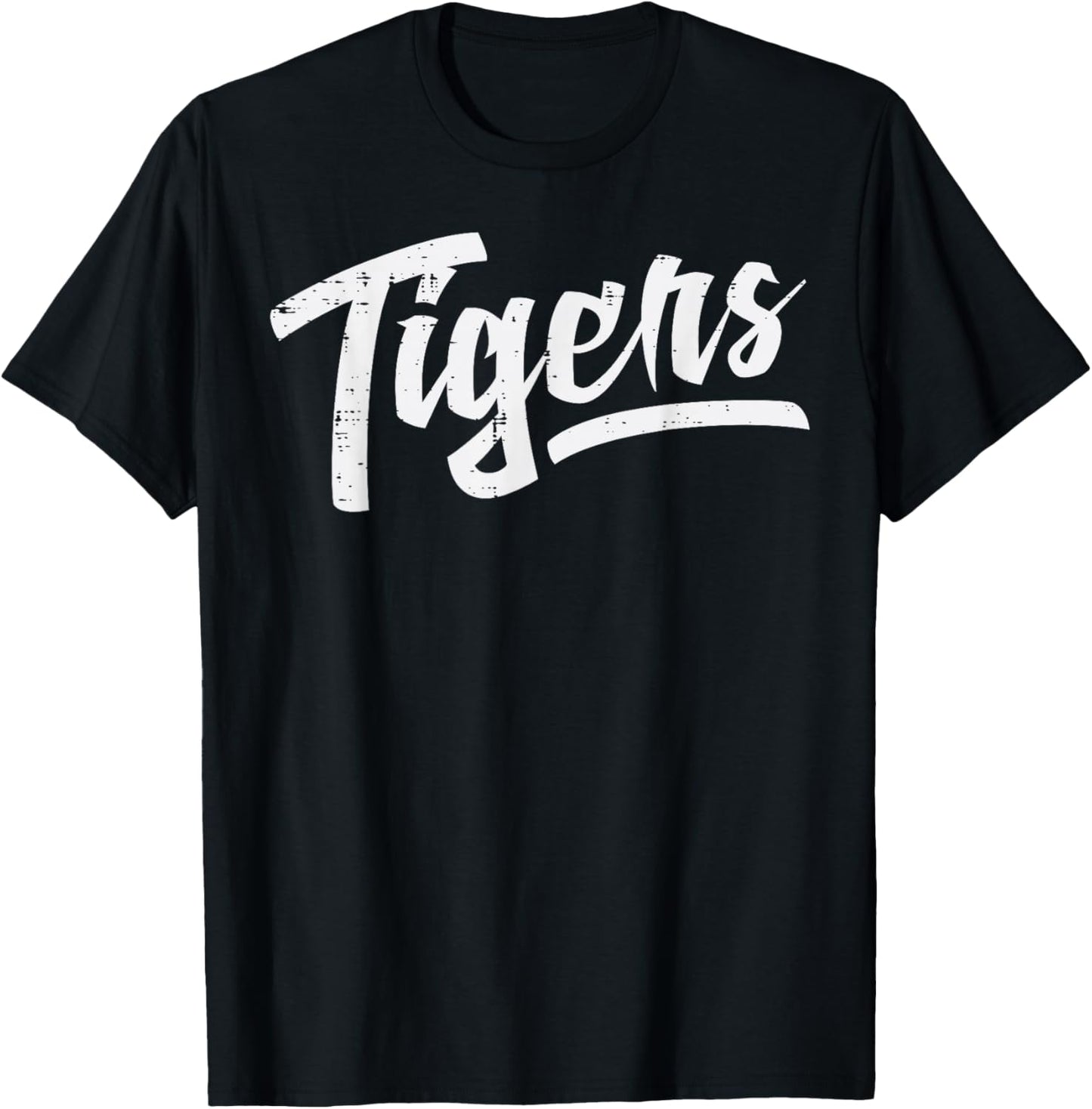 Tiger Men Women Boys Girls Kids Youth Teen T-Shirt - T-Shirt | Black