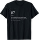 67 Definition Meme T-Shirt - T-Shirt | Black