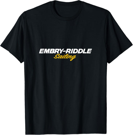 Embry-Riddle University ERAU Eagles Sailing T-Shirt - T-Shirt | Black