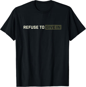 Being Broken is Acceptable Giving up is not T-Shirt - T-Shirt | Black
