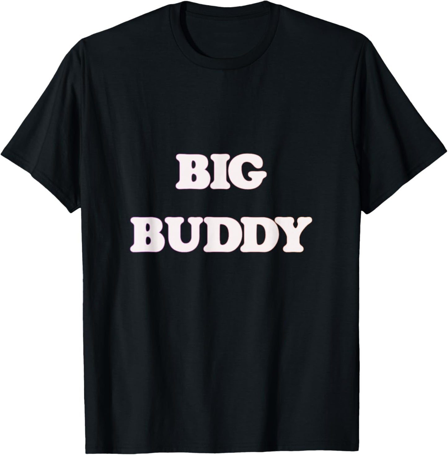 Big Buddy for Kids, Toddlers, Boys Cute Funny T-Shirt - T-Shirt | Black