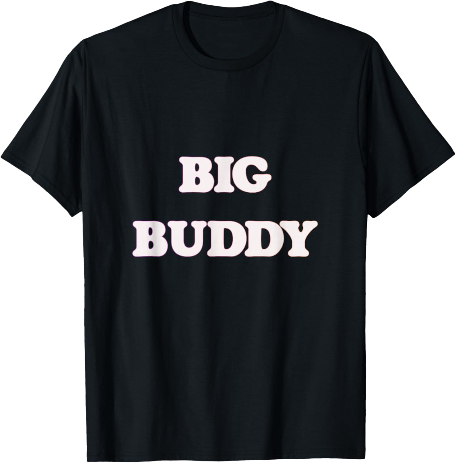 Big Buddy for Kids, Toddlers, Boys Cute Funny T-Shirt - T-Shirt | Black
