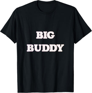 Big Buddy for Kids, Toddlers, Boys Cute Funny T-Shirt - T-Shirt | Black
