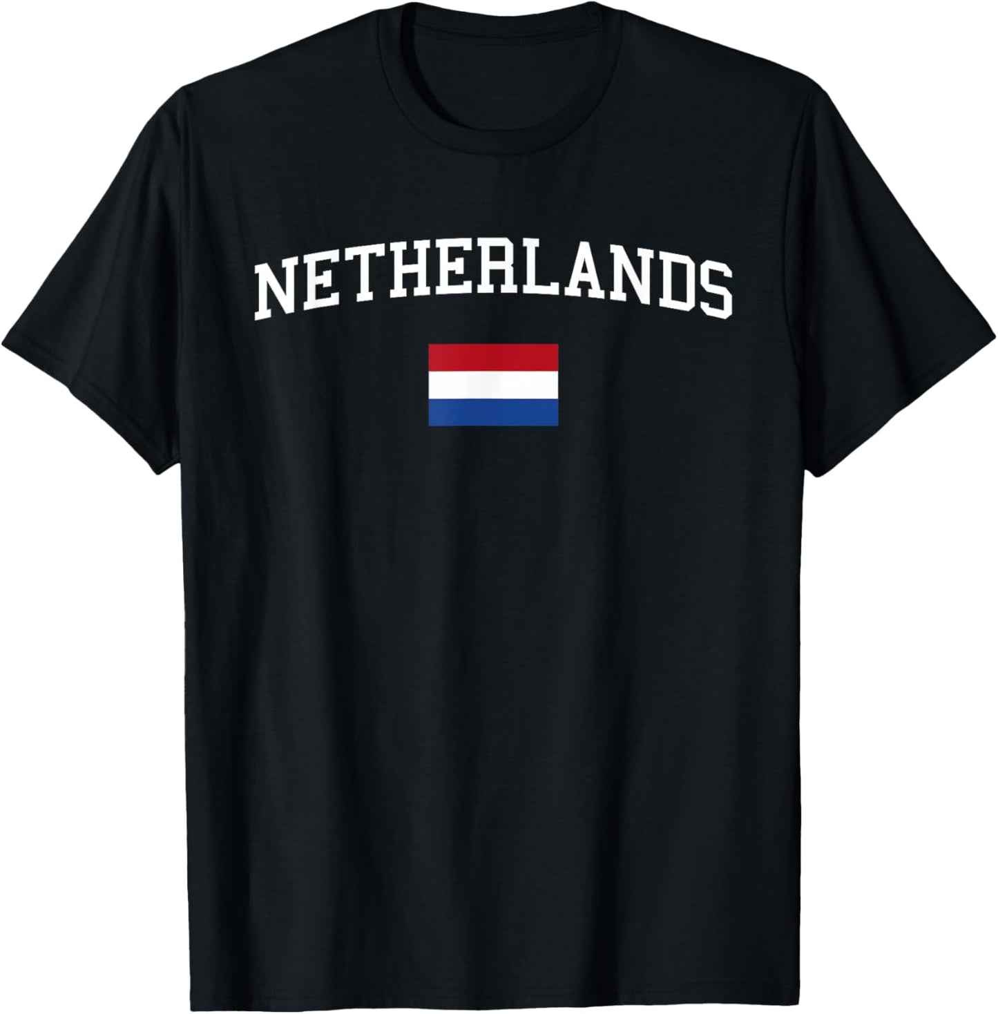 Dutch Flag Men Women Kids Netherlands T-Shirt - T-Shirt | Black