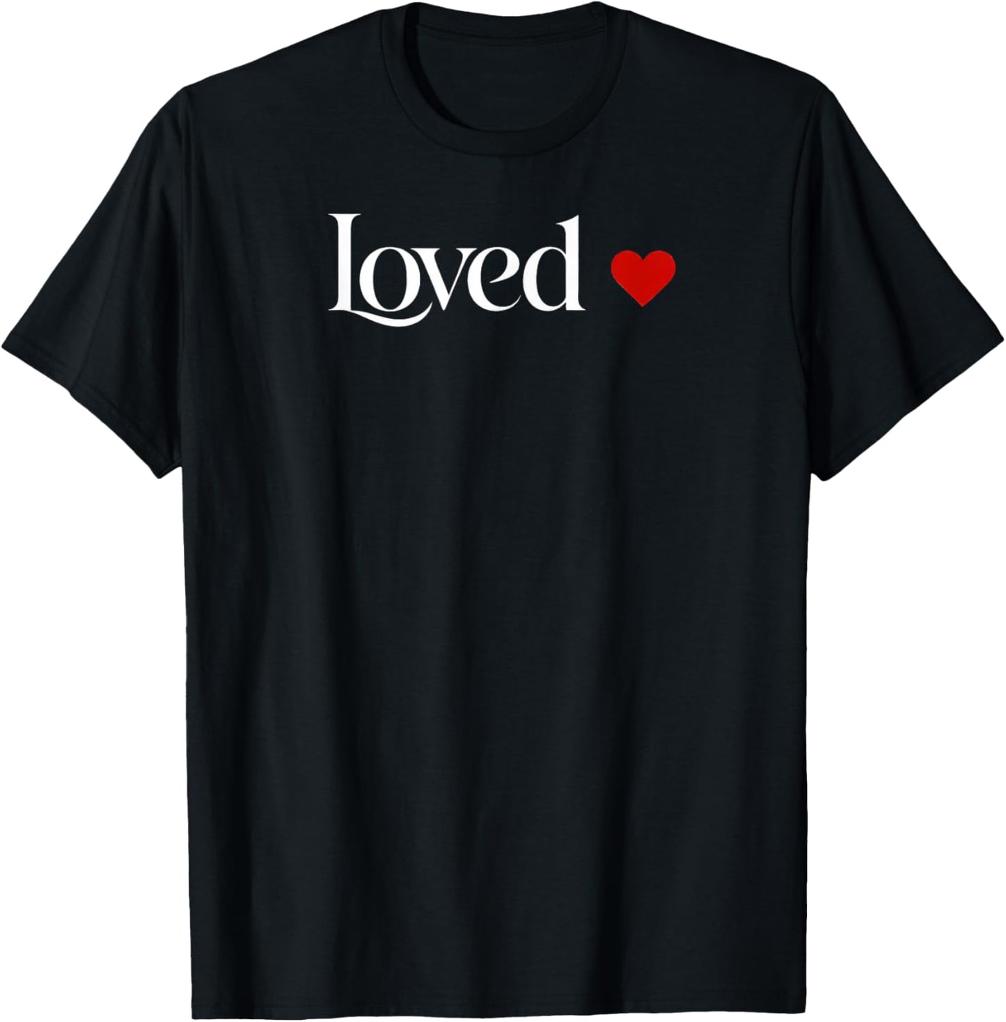 Simply Loved Valentine T-Shirt - T-Shirt | Black