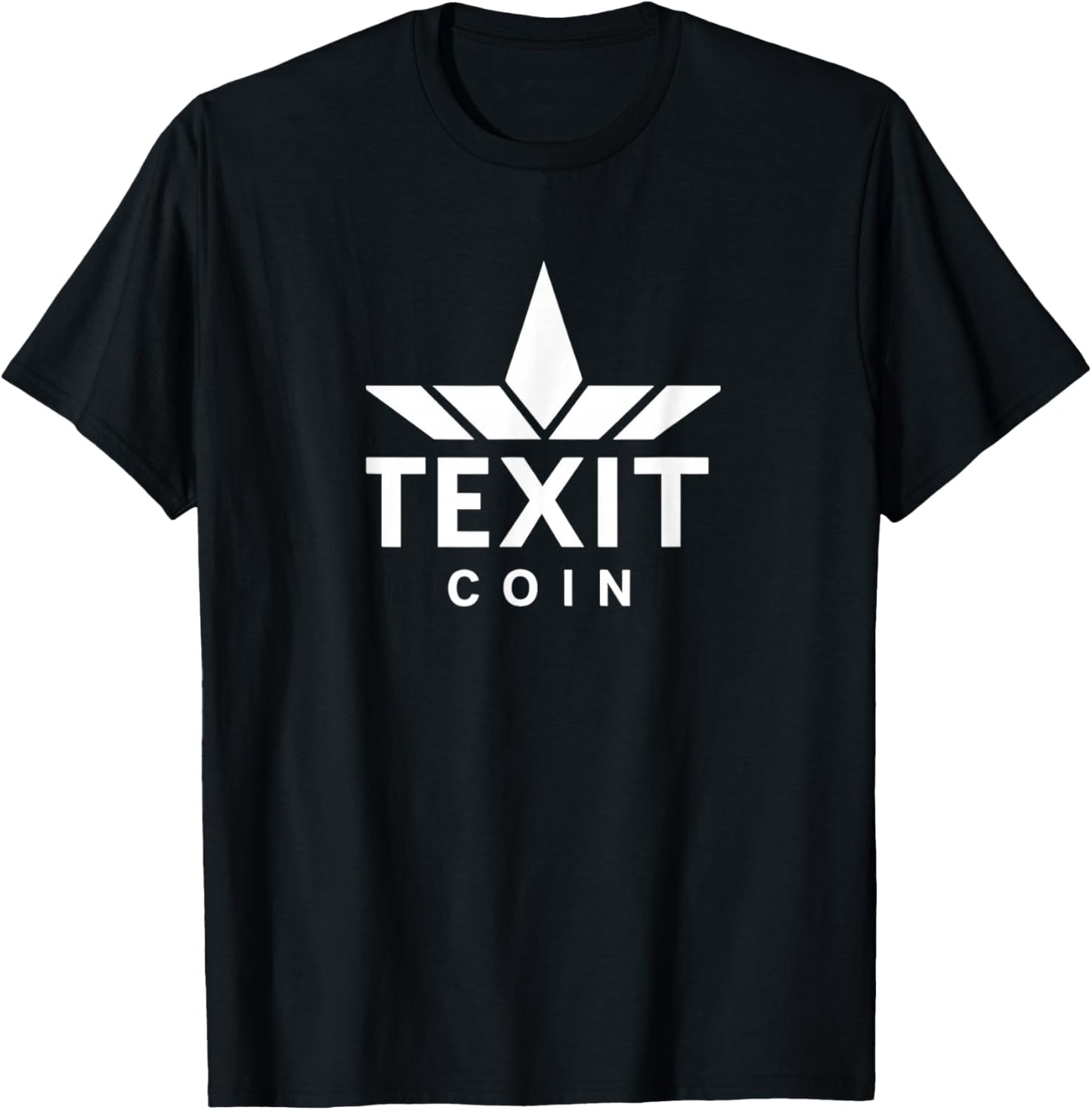 Texit Logo American Made Crypto Project Patriotic T-Shirt - T-Shirt | Black