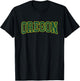 Oregon - Throwback Design - Classic T-Shirt - T-Shirt | Black