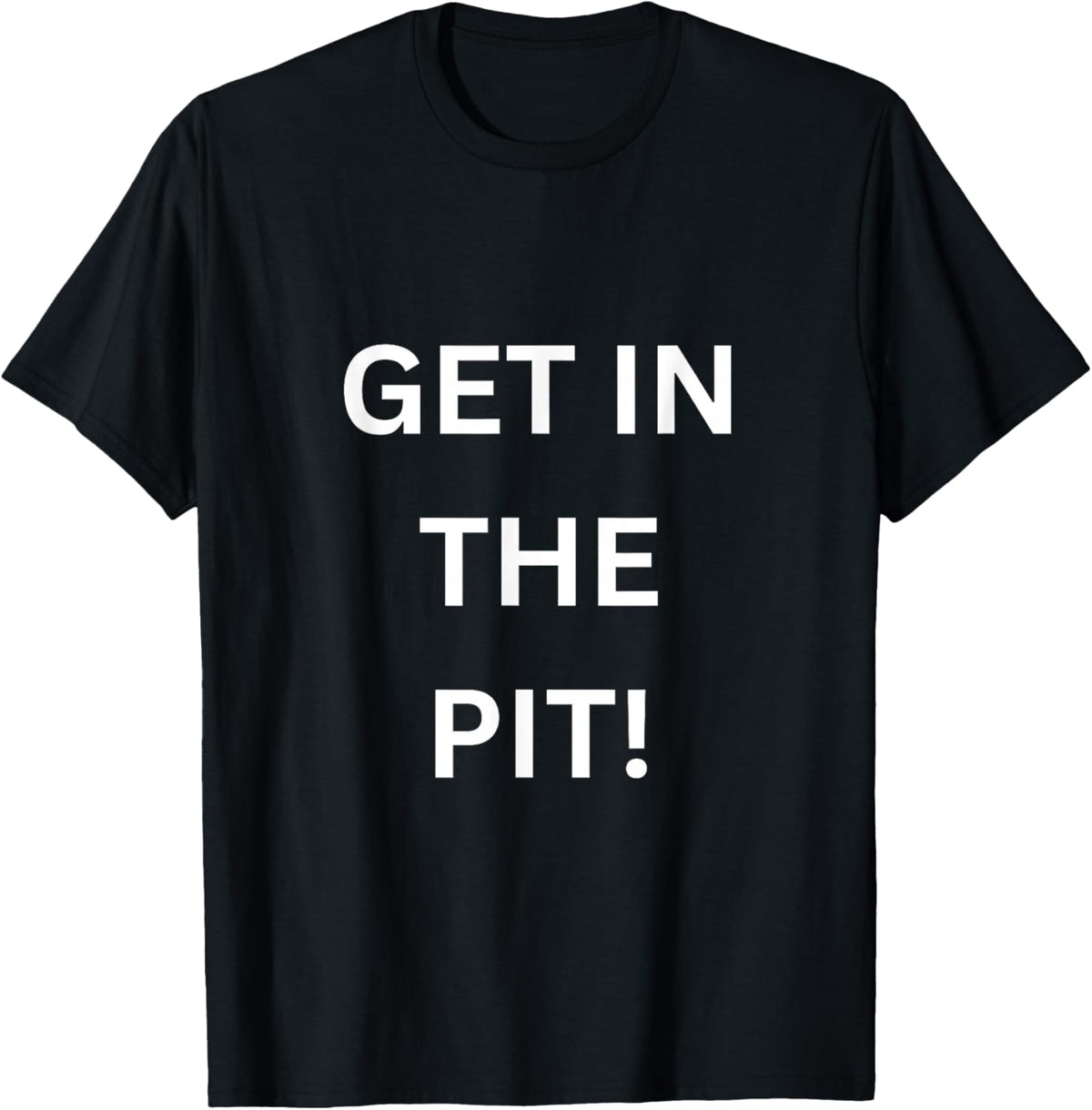Get in The Pit Heavy Metal Rock Concert Shirt T-Shirt - T-Shirt | Black