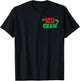 (2 Sided) Nurse Christmas Intensive Care Unit ICU Crew Nurse T-Shirt - T-Shirt | Black