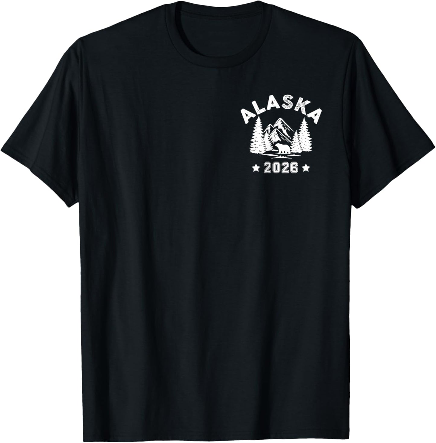 Alaska Cruise 2026 - Front and Back T-Shirt - T-Shirt | Black