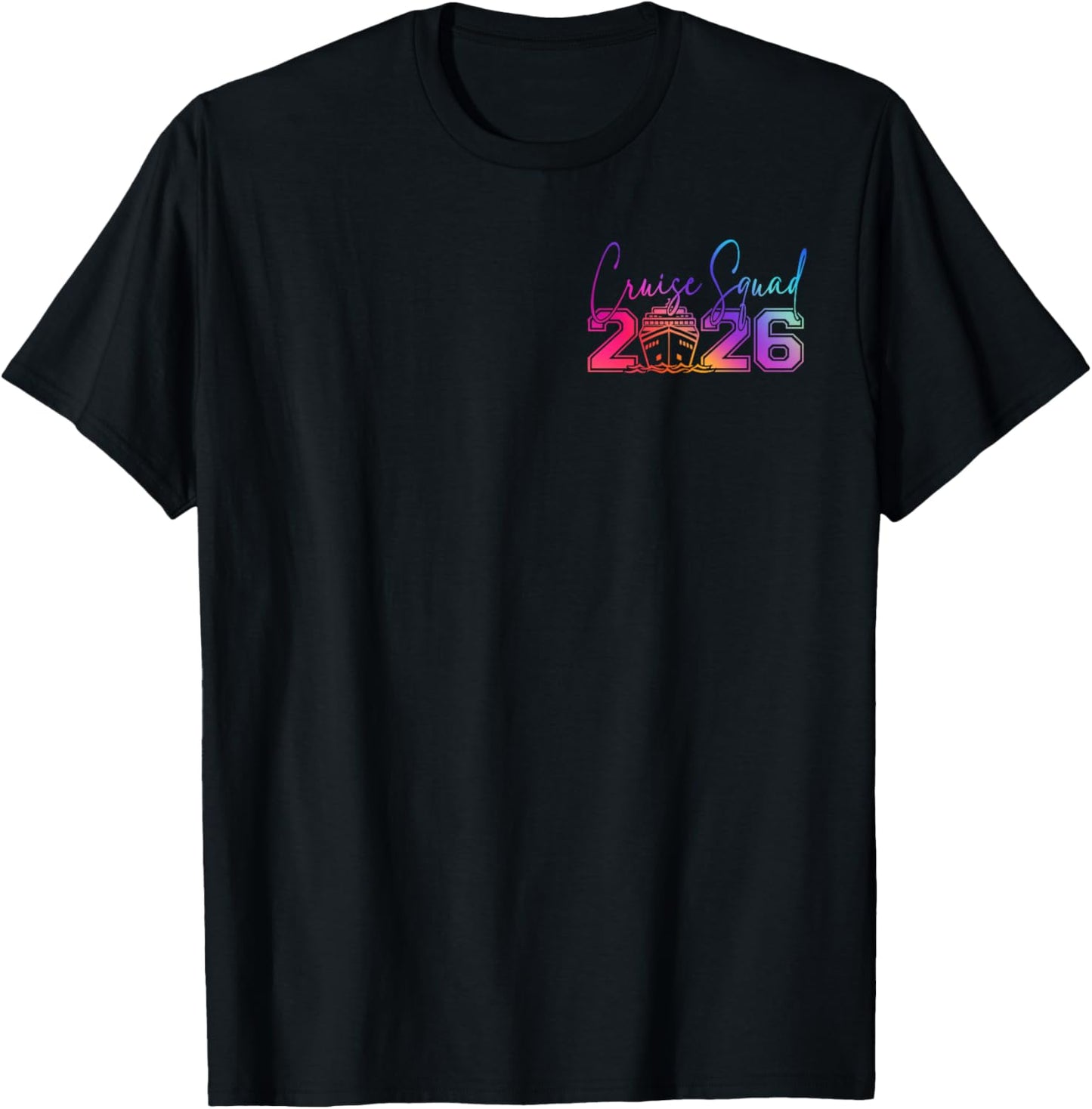 (2 Side) Making Memories Together Trip Cruise Squad 2026 T-Shirt - T-Shirt | Black