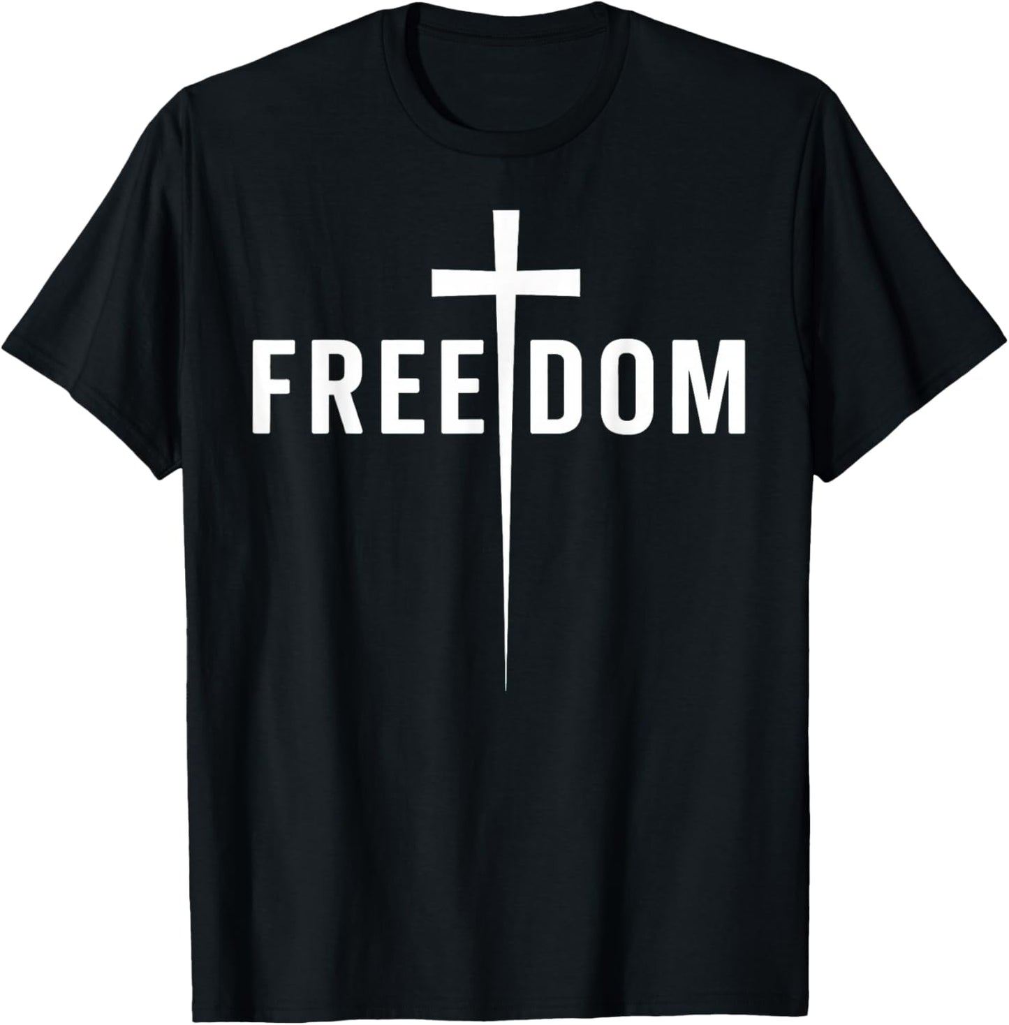 Freedom Cross T-Shirt - T-Shirt | Black