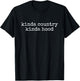 Kinda Country and Hood Funny Countryside Texas T-Shirt - T-Shirt | Black
