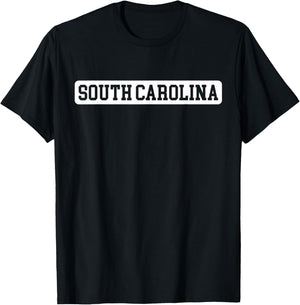 South Carolina - Throwback Design - Classic T-Shirt - T-Shirt | Black