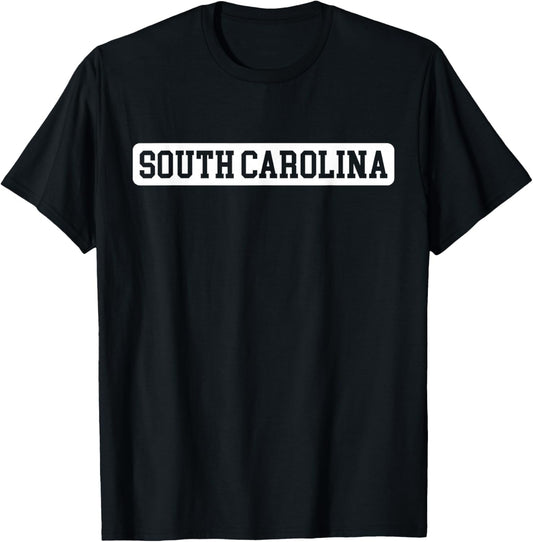 South Carolina - Throwback Design - Classic T-Shirt - T-Shirt | Black