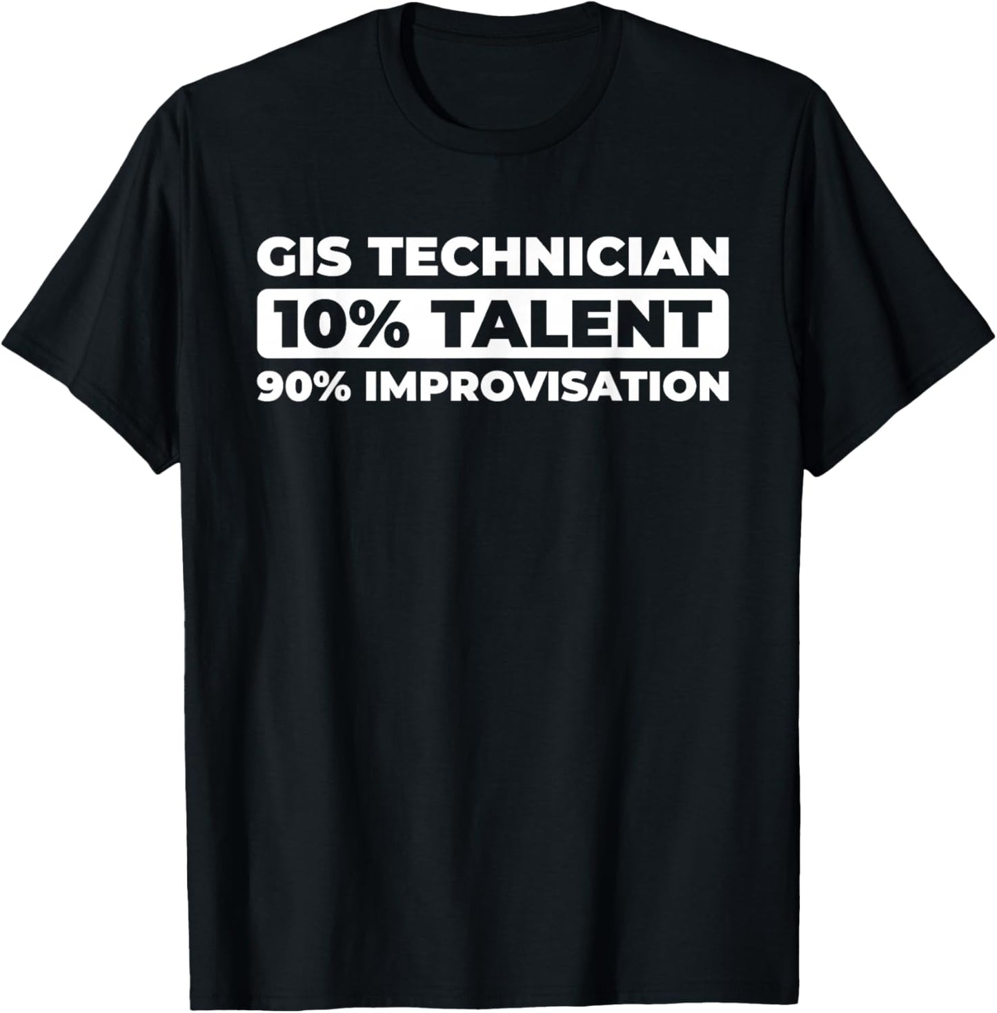 Data Mapping Spatial - GIS Technician T-Shirt - T-Shirt | Black