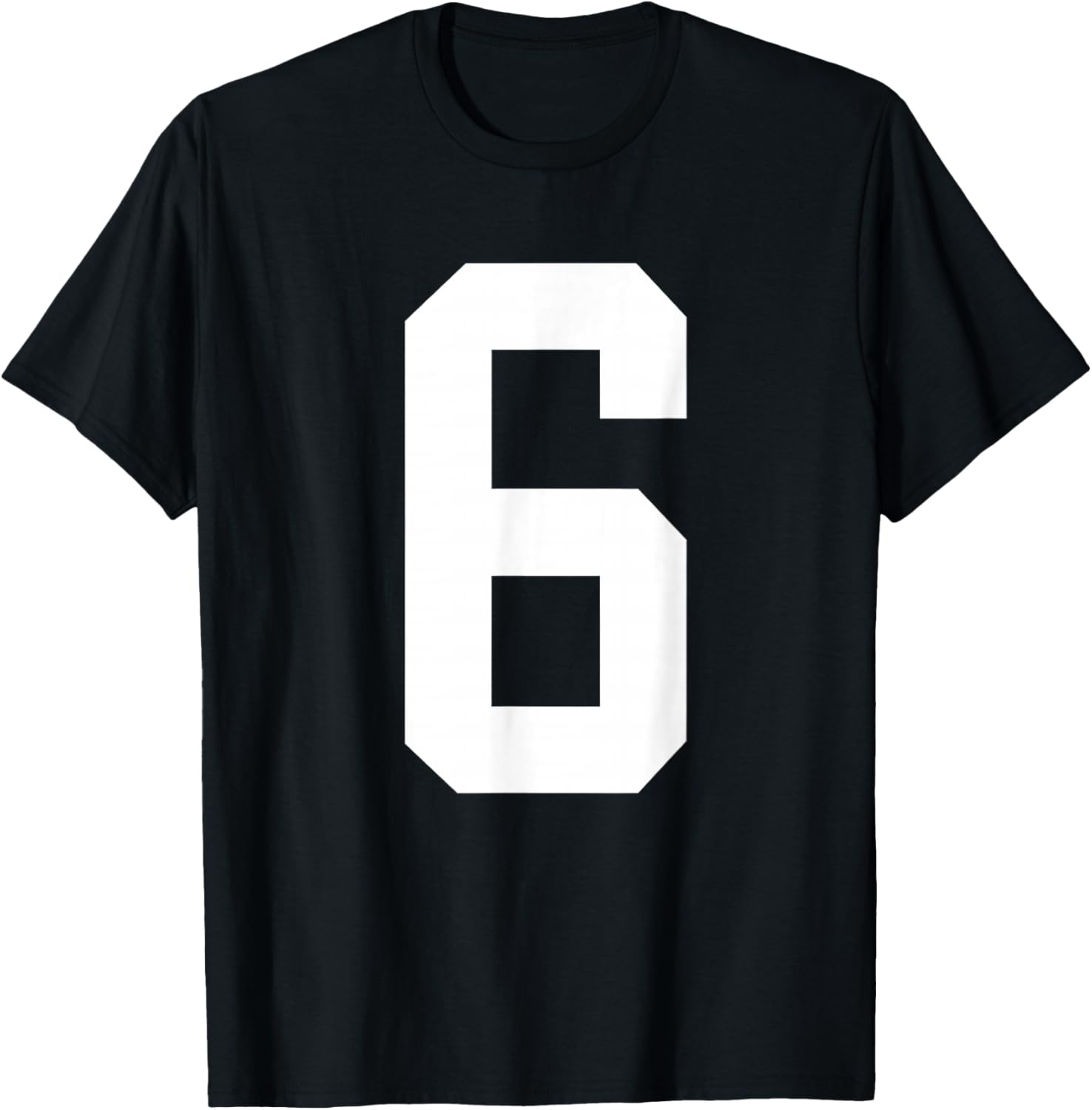 six Seven 67 Meme 6 in Front and 7 on Back (2 Sides) T-Shirt - T-Shirt | Black