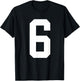 six Seven 67 Meme 6 in Front and 7 on Back (2 Sides) T-Shirt - T-Shirt | Black