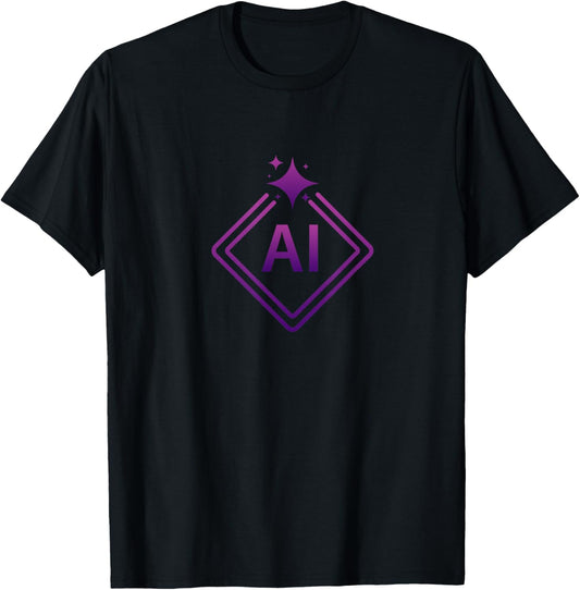 Artificial Intelligence Computer Science AI Tech Enthusiast T-Shirt - T-Shirt | Black