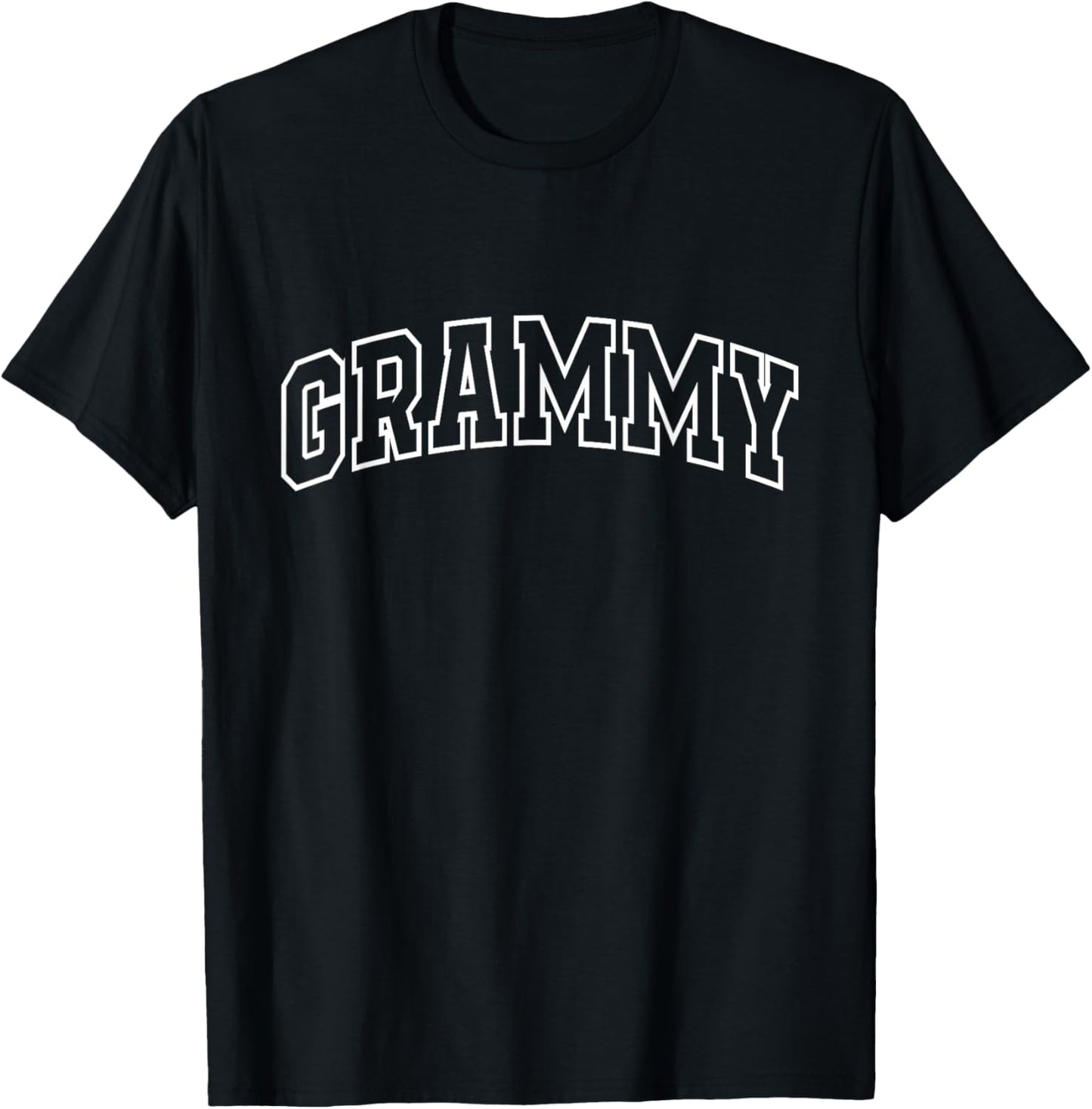 Grammy Funny Athletic Lettering Mother's Day Grandma T-Shirt - T-Shirt | Black