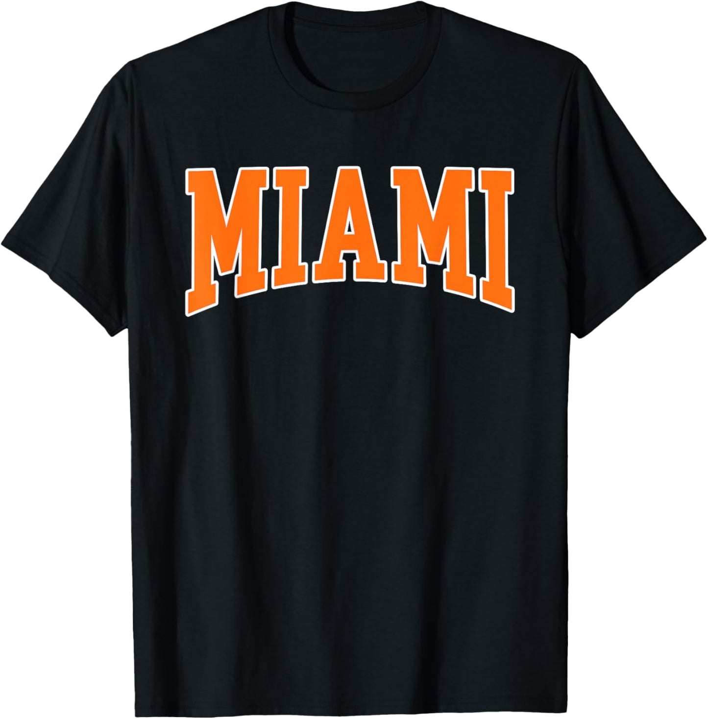 Miami - Throwback Design Print - Classic T-Shirt - T-Shirt | Black