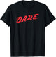 D.A.R.E. Program Simple Red Logo Retro PSA T-Shirt - T-Shirt | Black