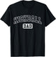 Kickball Dad Funny Athletic Lettering Fathers Day Coach T-Shirt - T-Shirt | Black