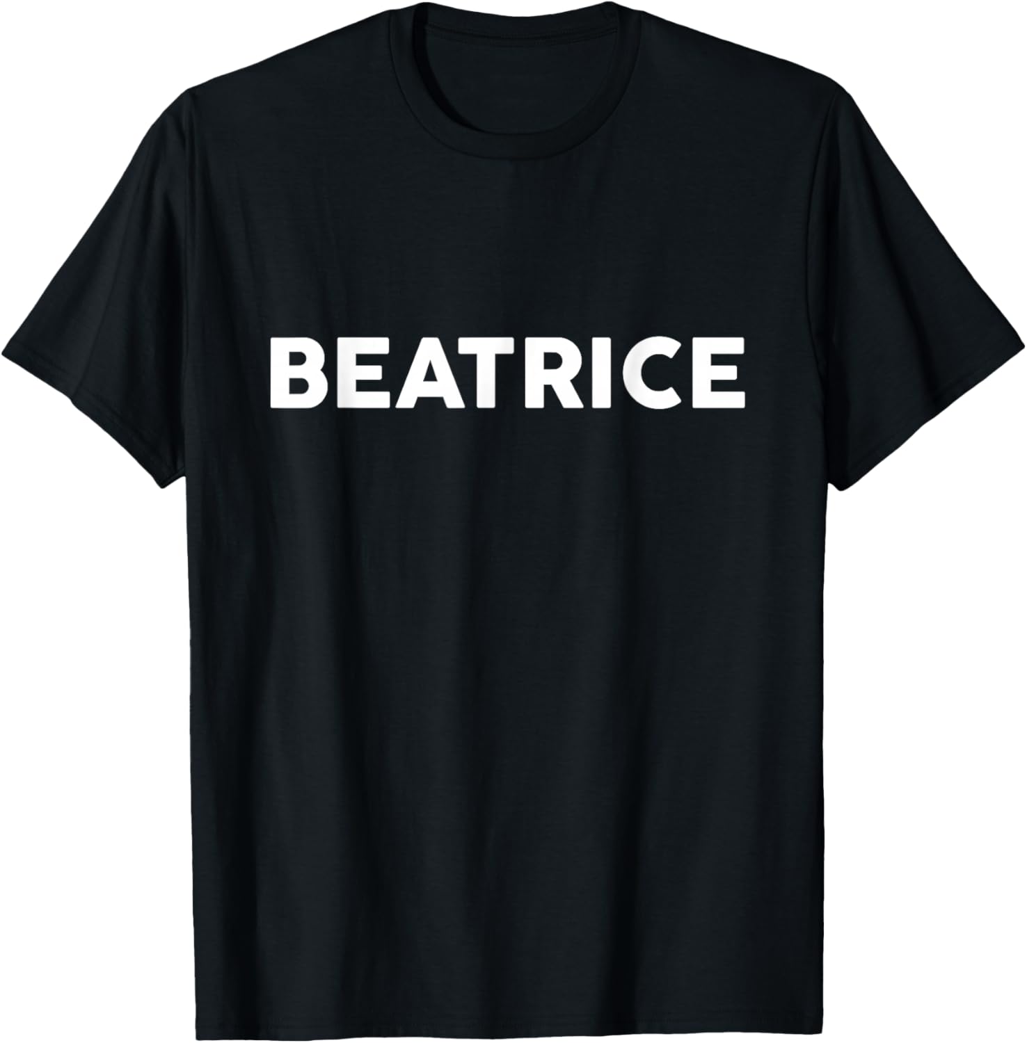 Shirt That Says Beatrice Simple City T-Shirt - T-Shirt | Black
