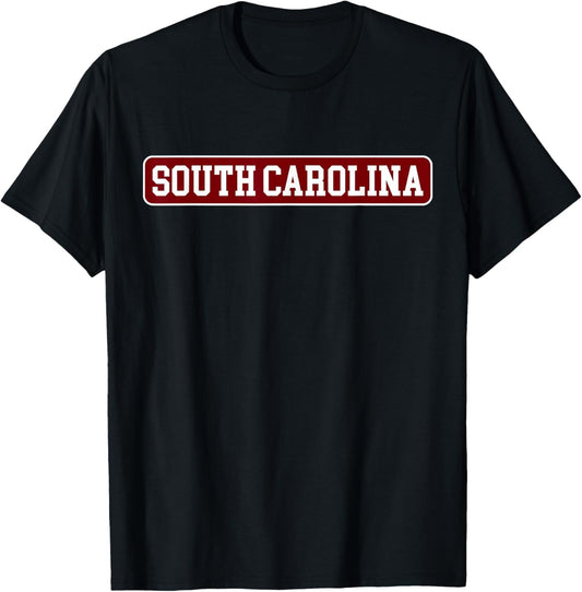 South Carolina - Throwback Design - Classic T-Shirt - T-Shirt | Black